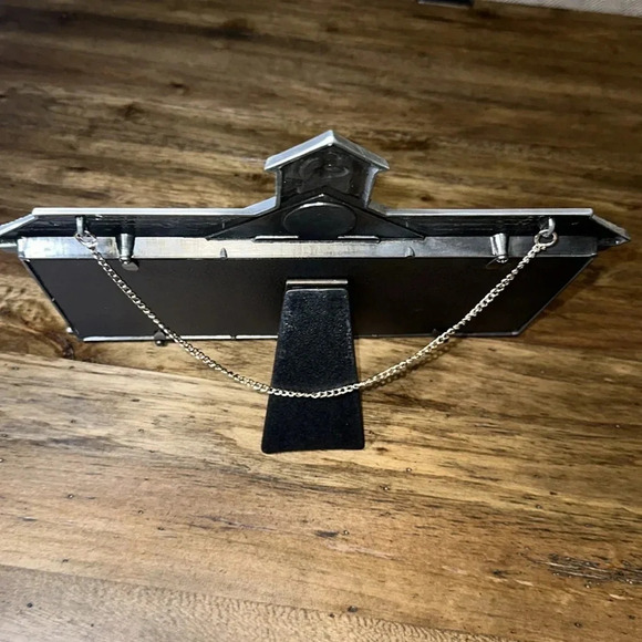 NWOT School House Silver Picture Photo Frame Home Accents Decor Table Top - Picture 12 of 16